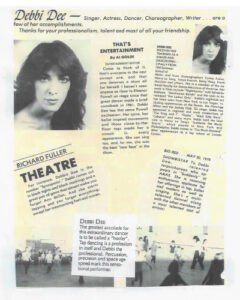 Press 1970 1980 Debbi Dee Reviews Performing Years PRESS 240x300