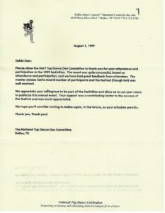 Press 1999 National Tap Dance Day Council PRESS 233x300