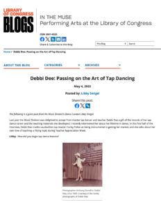 thumbnail passing on the art of tap dancing in the muse pt1
